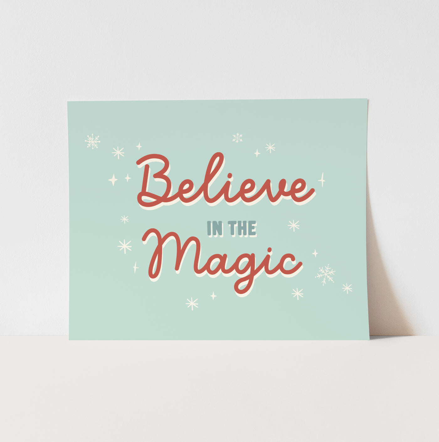 Art Print: {Blue} Believe in the Magic