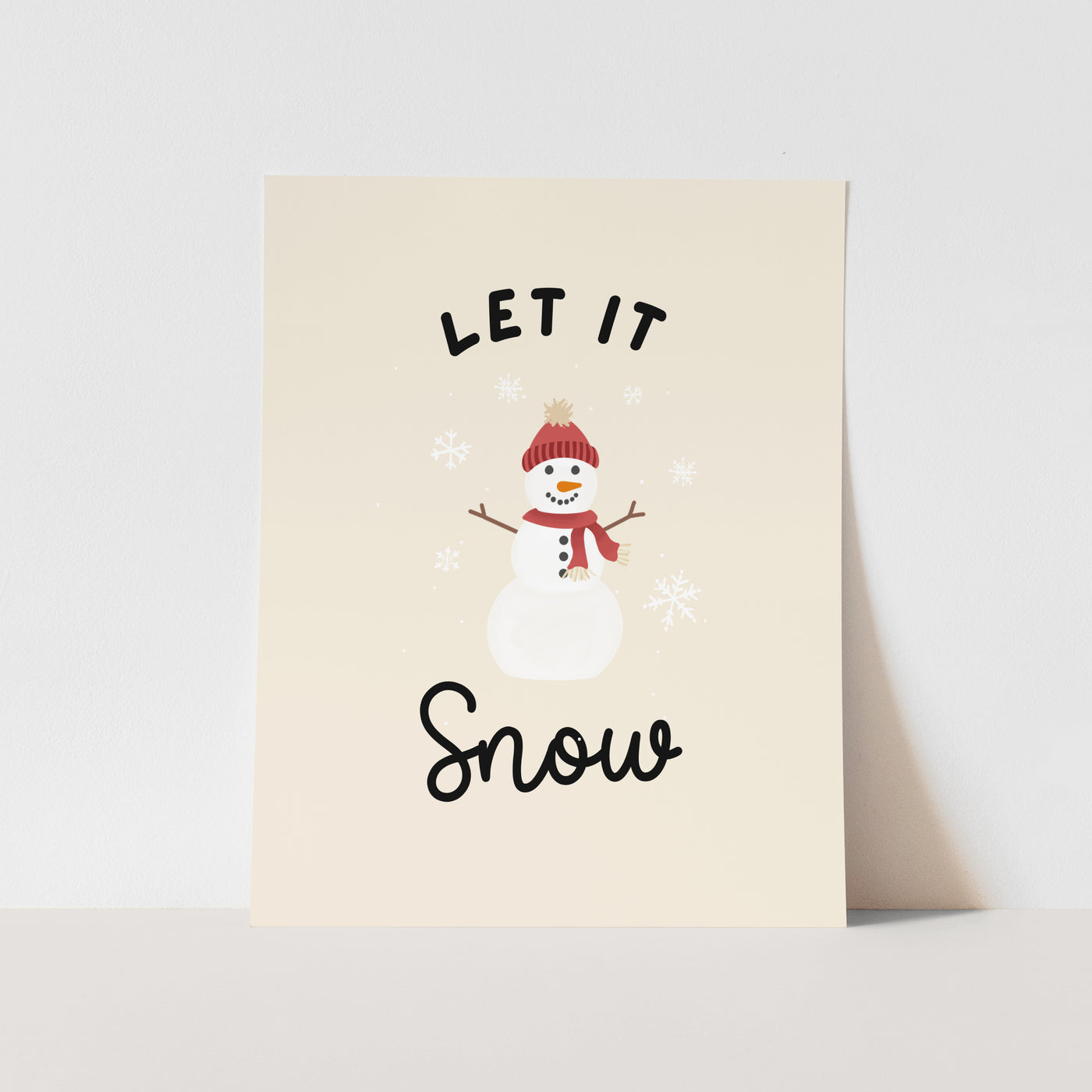 Art Print: {Neutral} Let it Snow