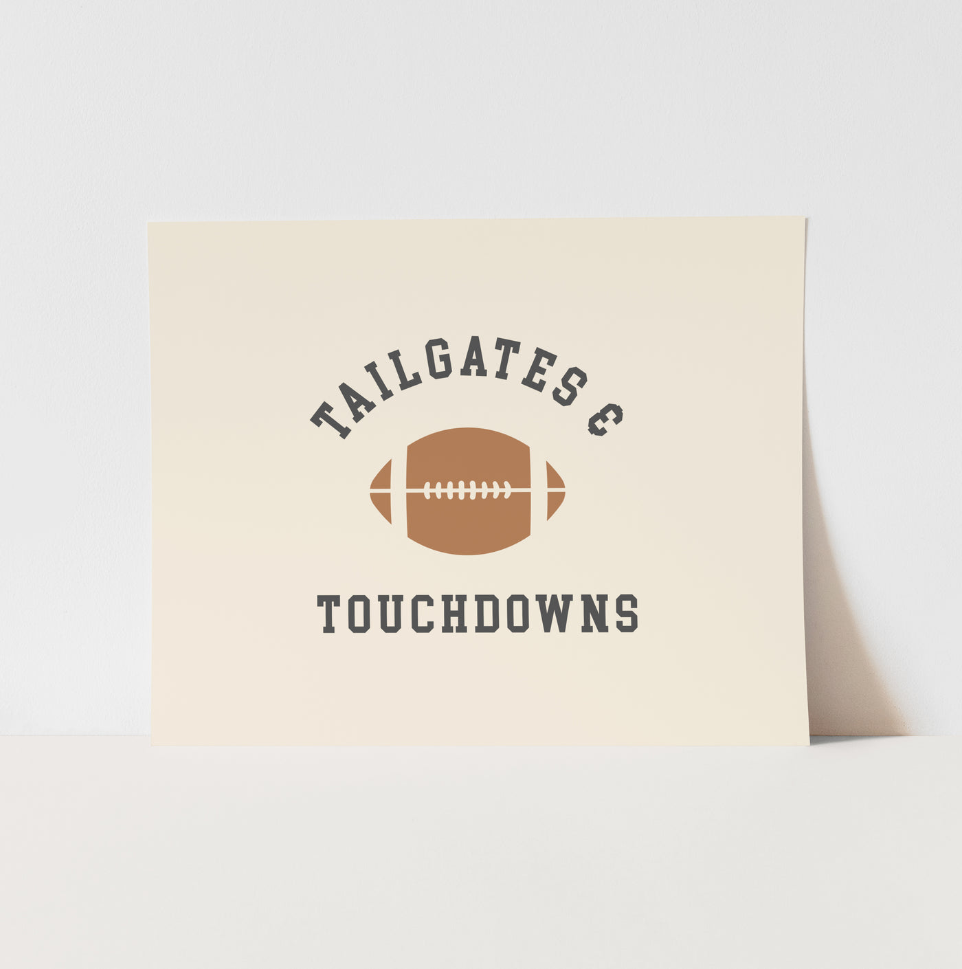 Art Print: Tailgates and Touchdowns