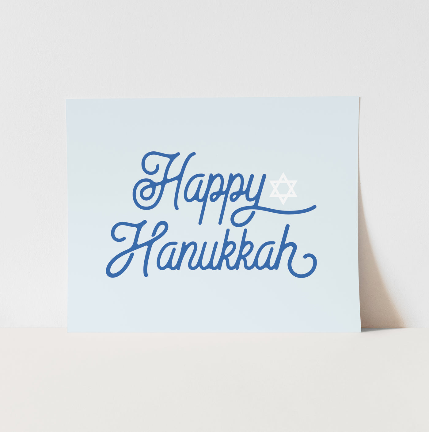 Art Print: Happy Hanukkah