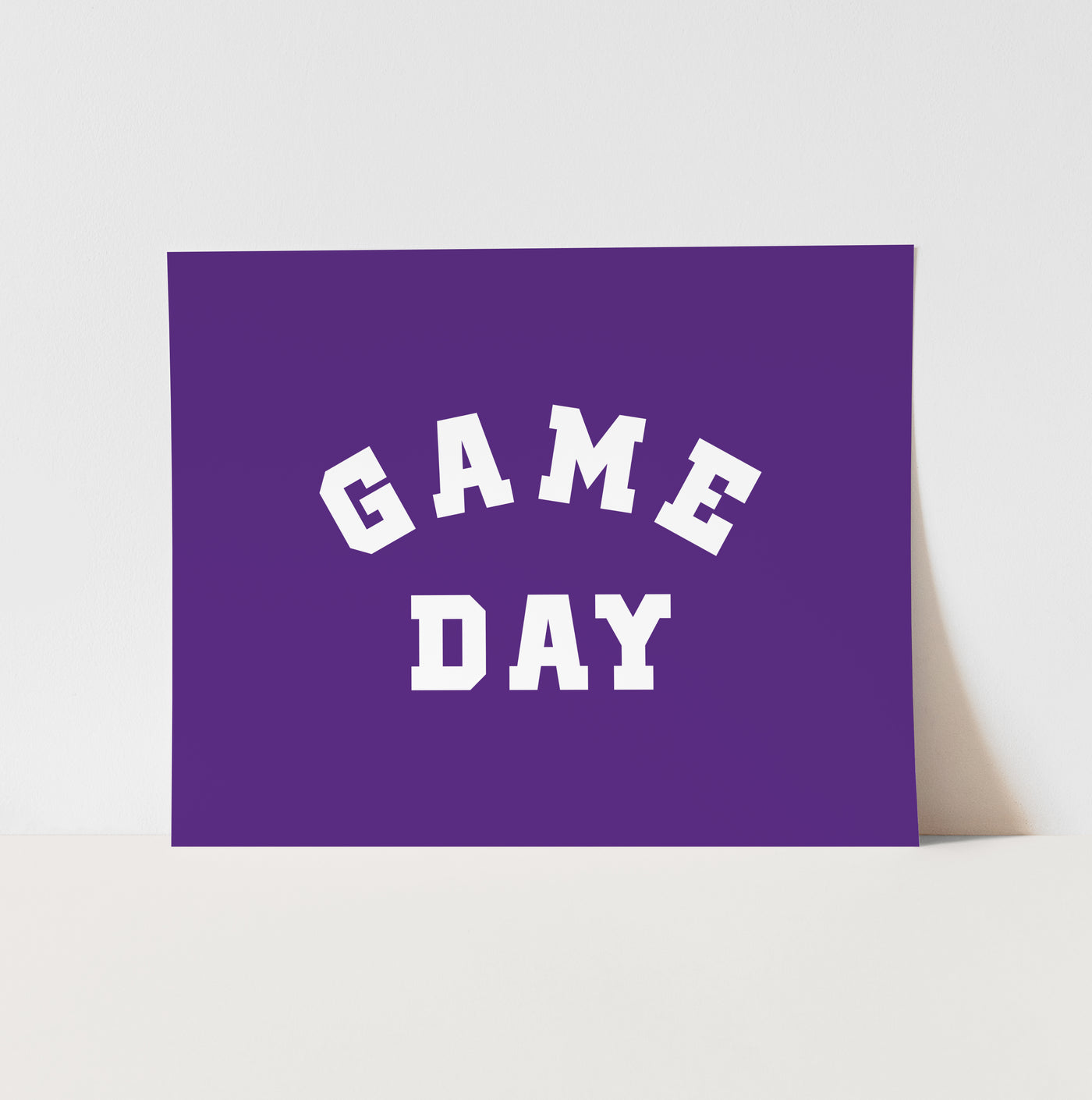 Art Print: {Purple} Game Day