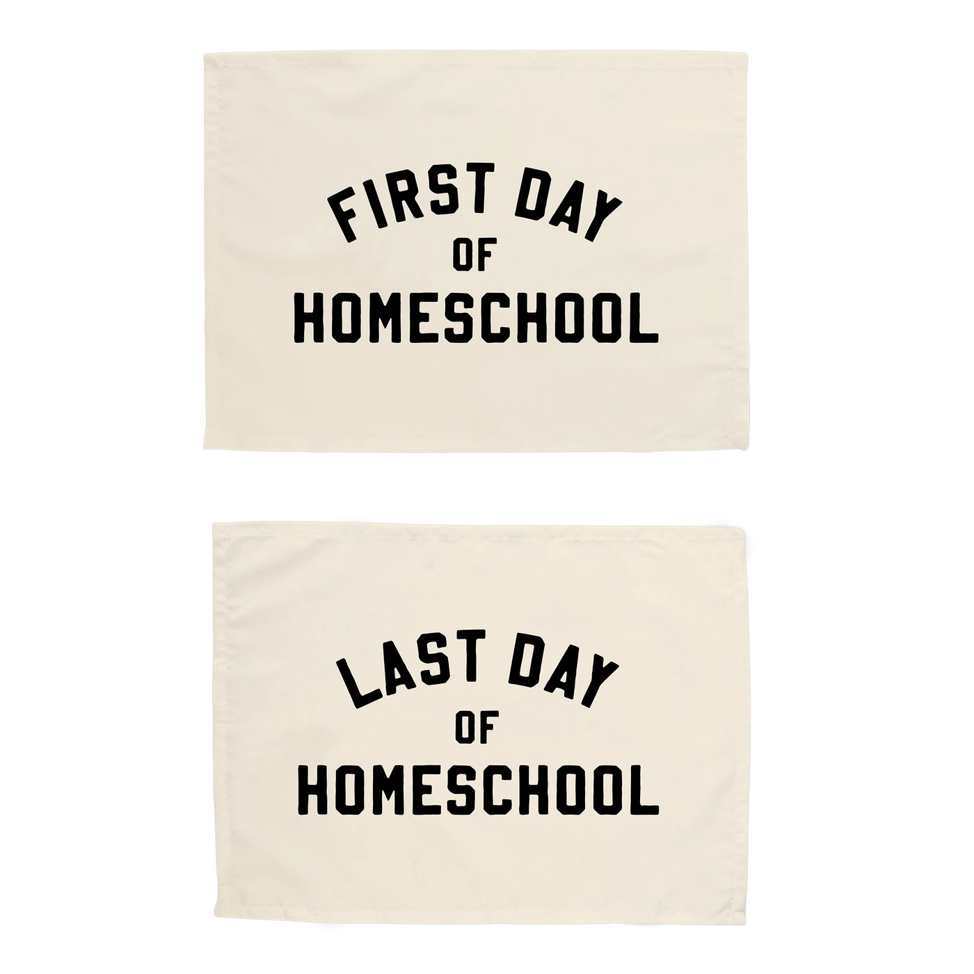 {Black + Natural} Homeschool Banner Bundle