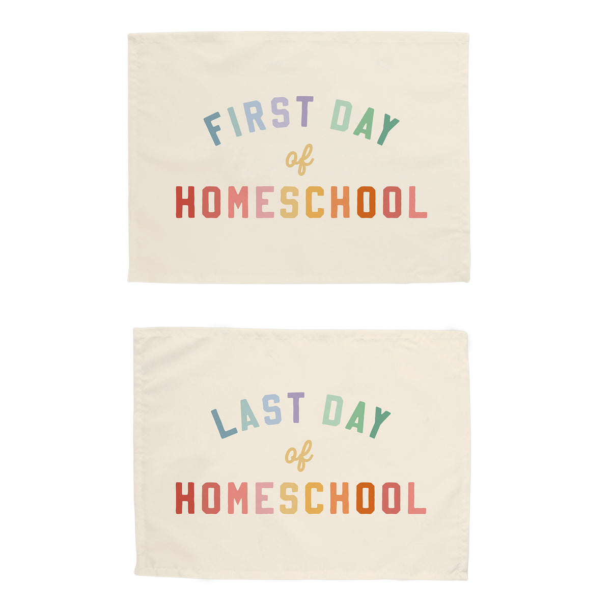 First & Last Day of Homeschool Banner Bundle