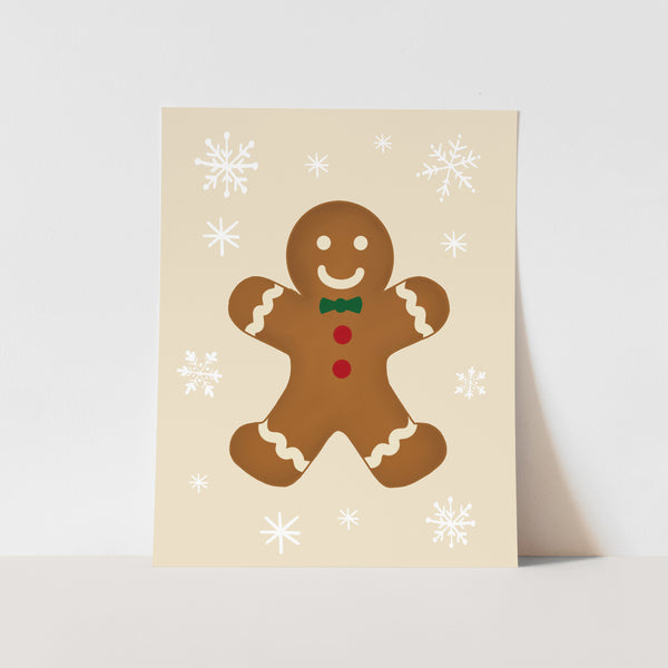 {Neutral} Gingerbread Art Print