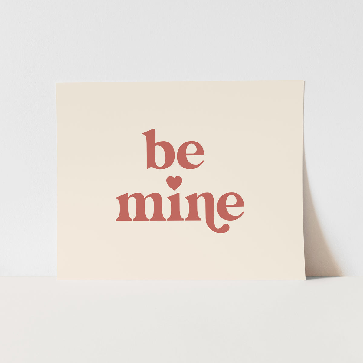 {Neutral} Be Mine Art Print