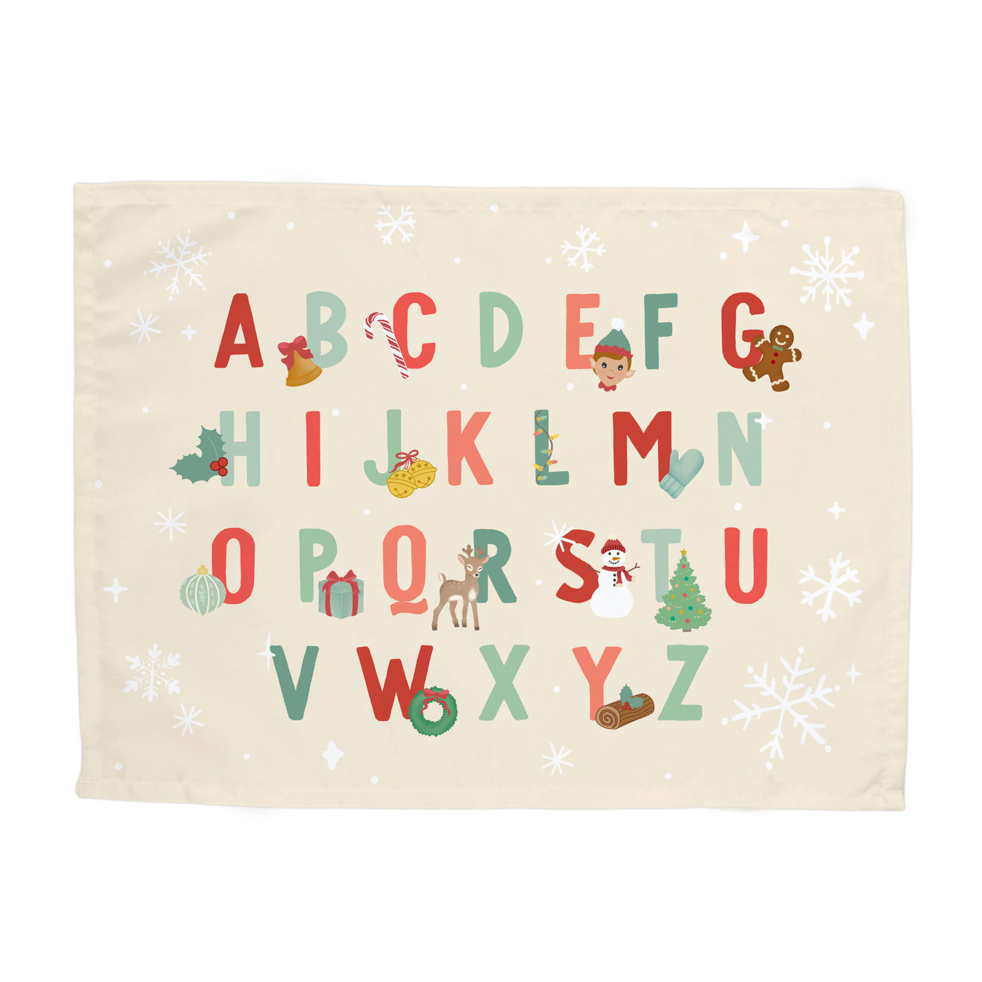 {Neutral} Christmas Alphabet Banner
