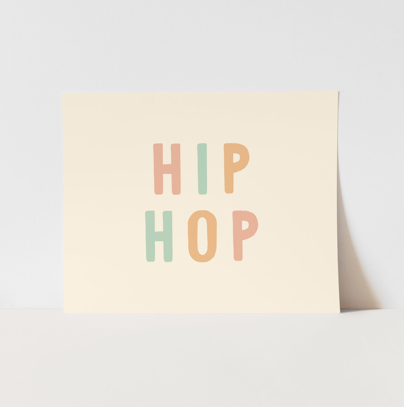 {Neutral} Hip Hop Art Print