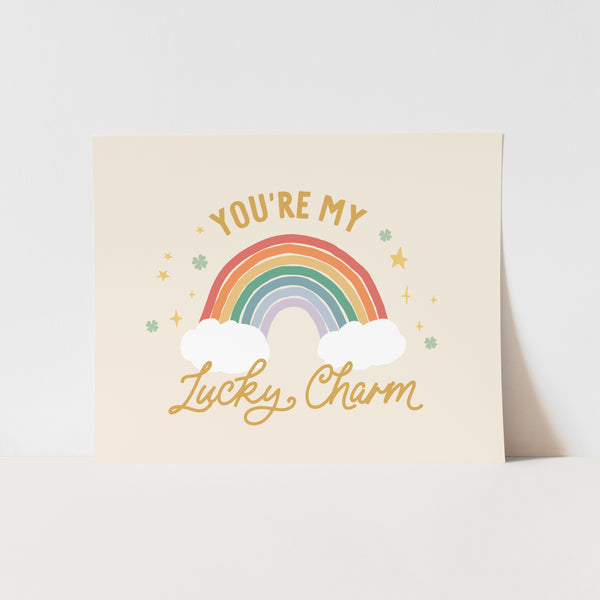 {Neutral} You're my Lucky Charm Art Print