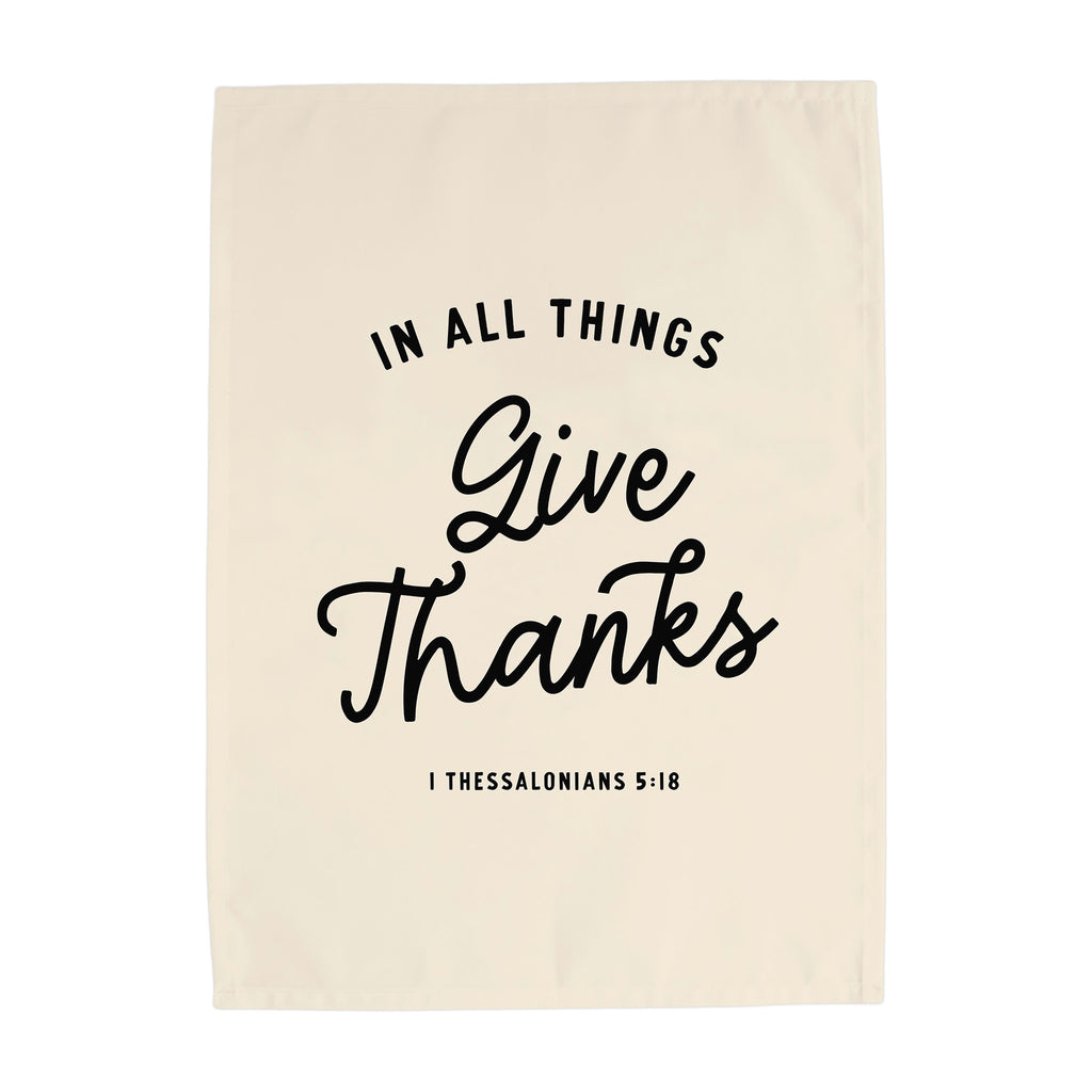 {Neutral} In All Things Give Thanks Banner
