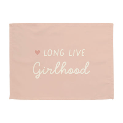 {Blush & Ivory} Heart Long live Girlhood Banner