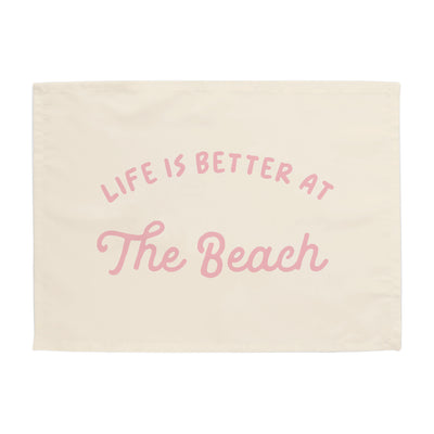 {Pink} Life is Better at The Beach Banner
