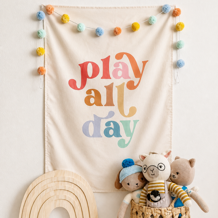 Play All Day Banner {Vertical}