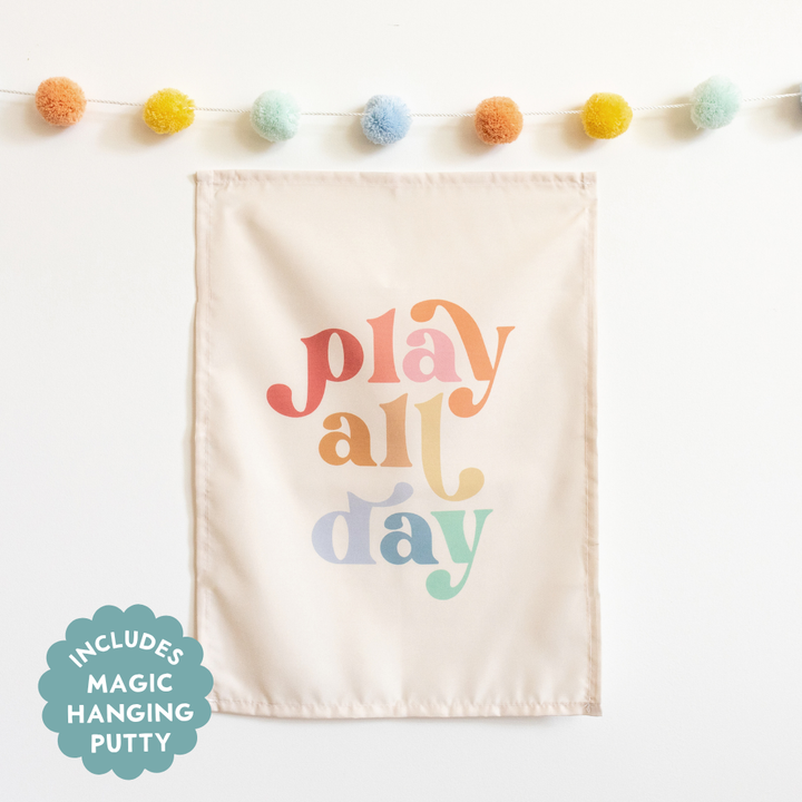 Play All Day Banner {Vertical}
