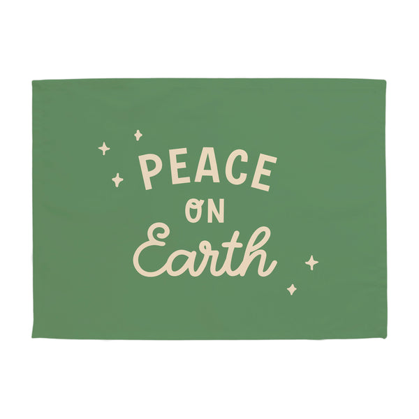 {Green} Peace on Earth Banner