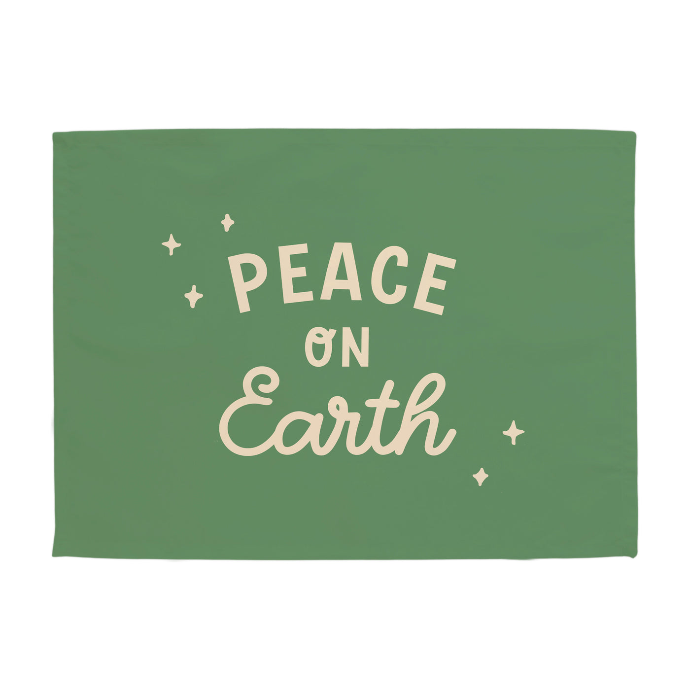 {Green} Peace on Earth Banner