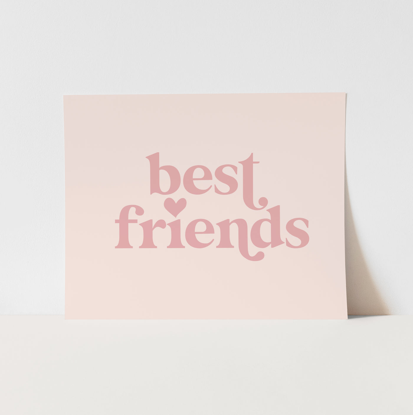 Art Print: {Pink} Best Friends