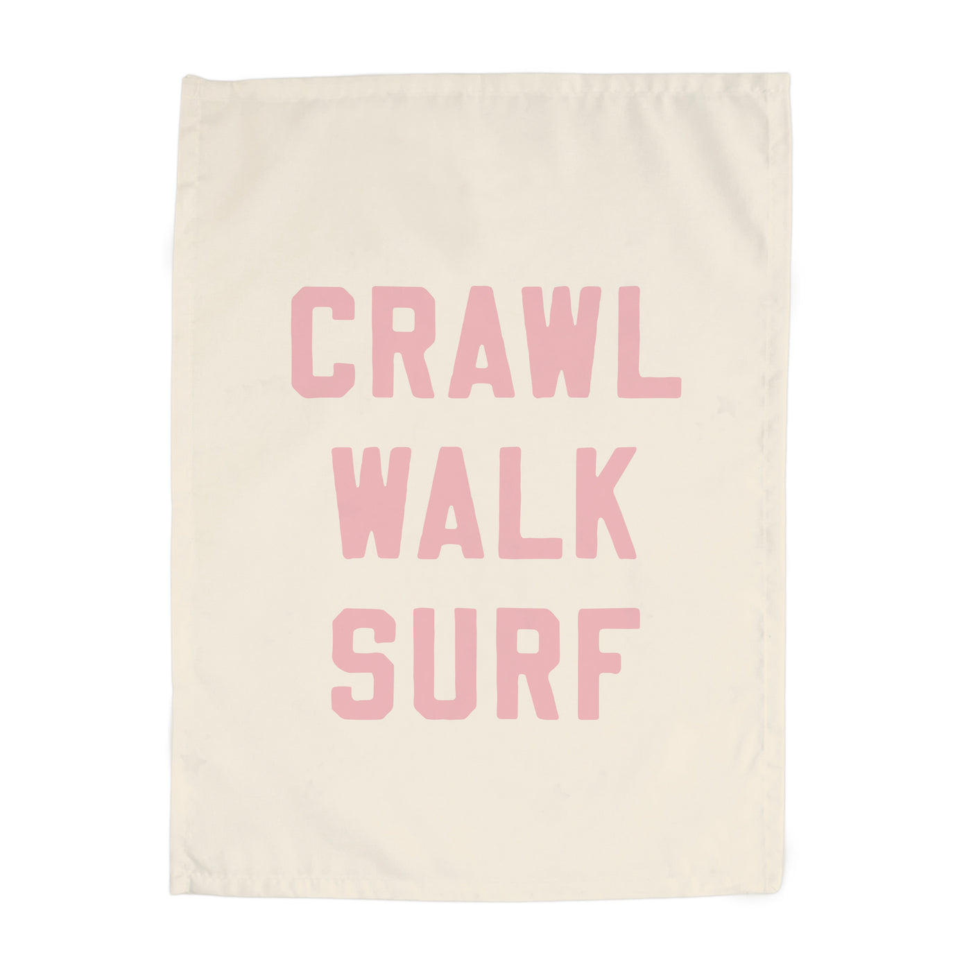 {Palm Pink} Crawl Walk Surf Banner