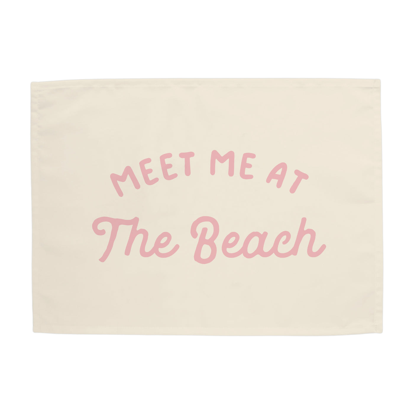 {Palm Pink} Meet Me at the Beach Banner
