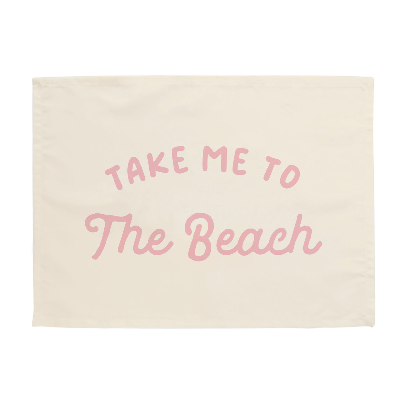 {Palm Pink} Take Me to the Beach Banner