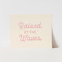 {Palm Pink} Raised by the Waves Art Print