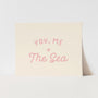 {Palm Pink} You, Me & The Sea Art Print