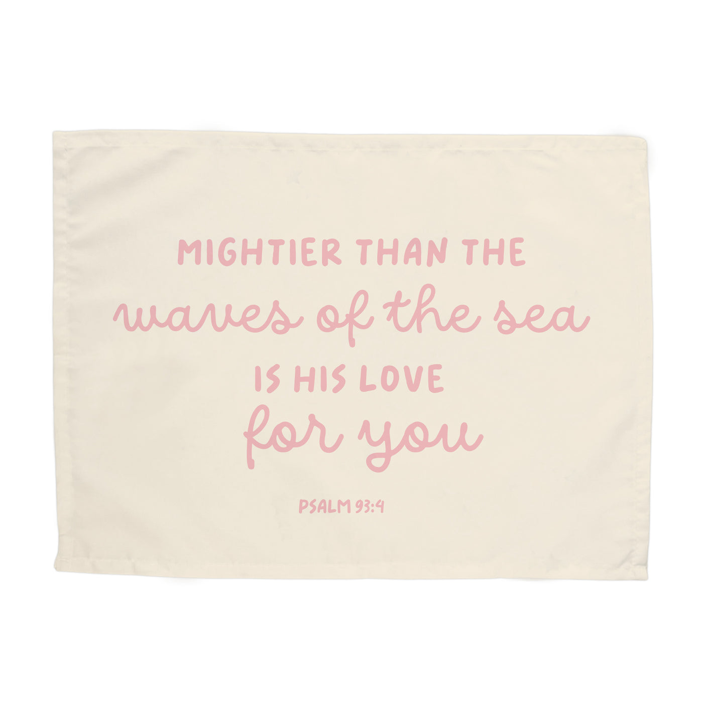 {Palm Pink} Mightier than the Waves Banner