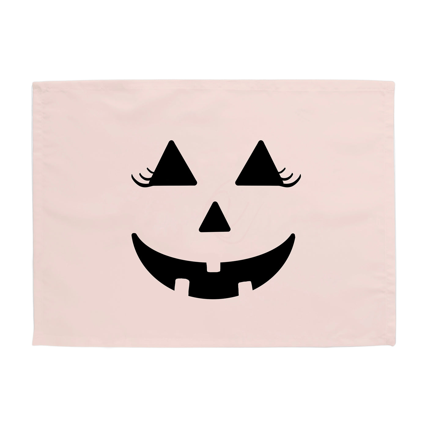{Pink} Pumpkin Face Banner