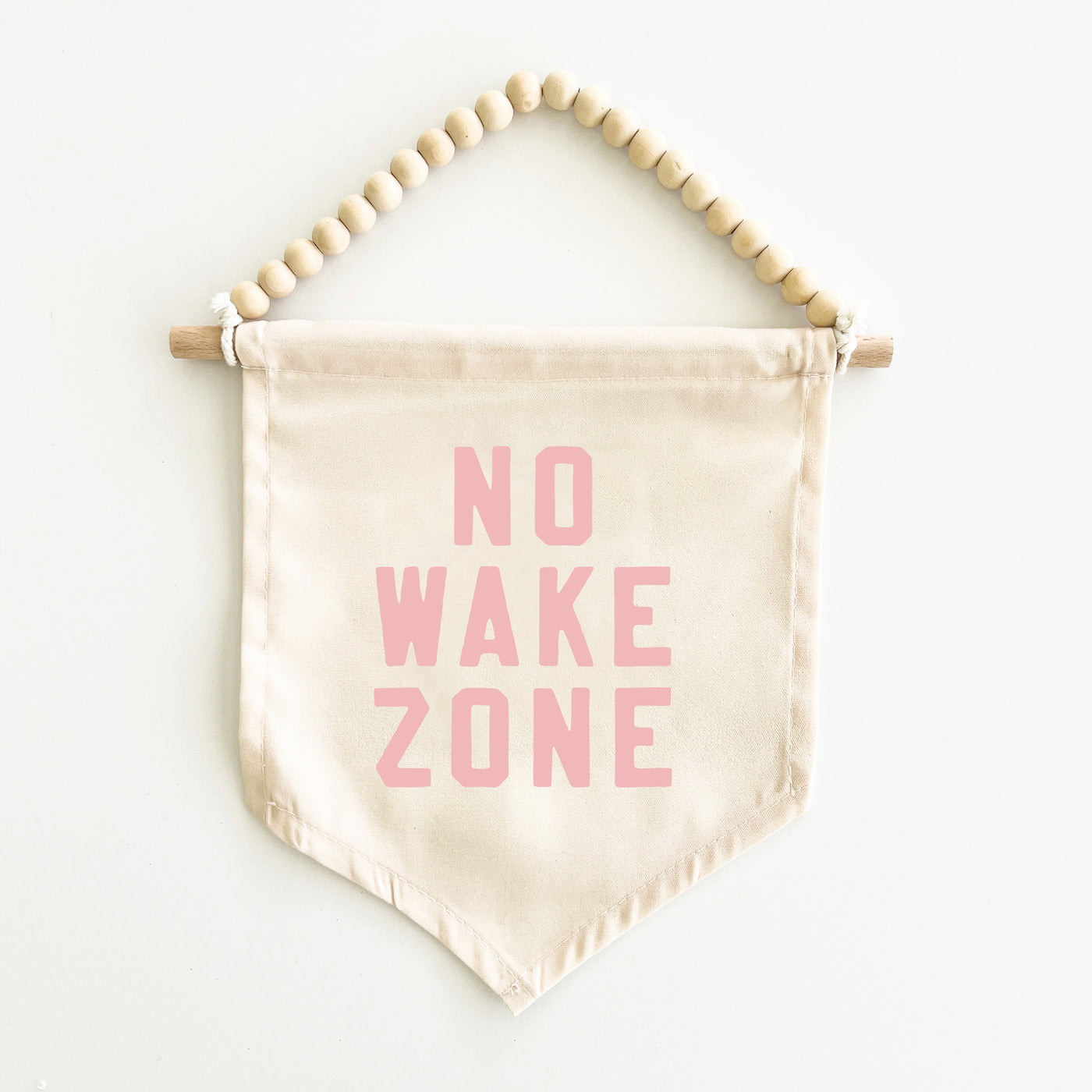 {Palm Pink} No Wake Zone Hang Sign