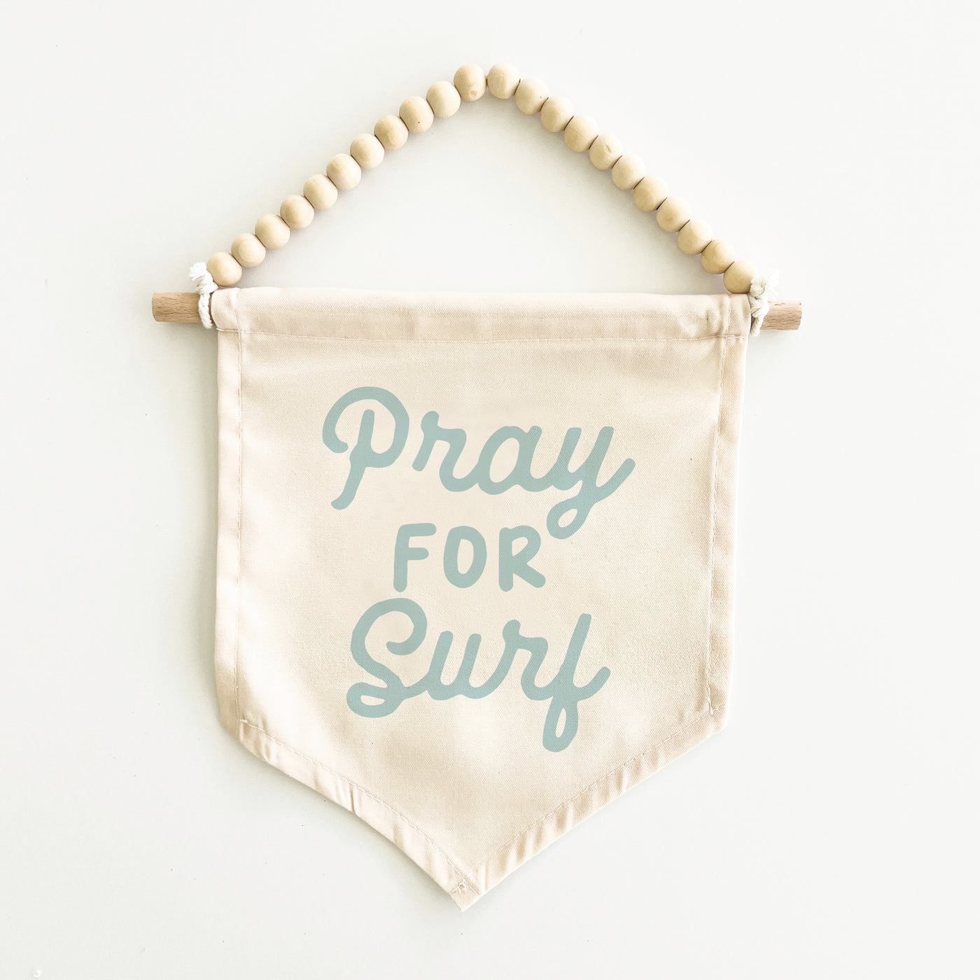 {Tidal Blue} Pray For Surf Hang Sign