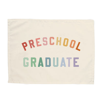 {Rainbow} Preschool Graduate  Banner