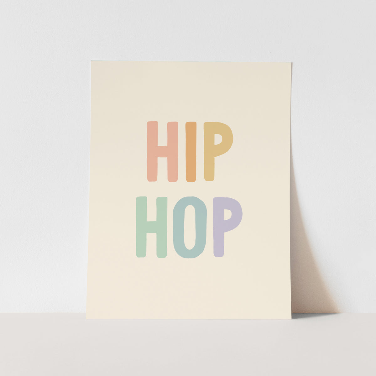 {Rainbow} Hip Hop Art Print