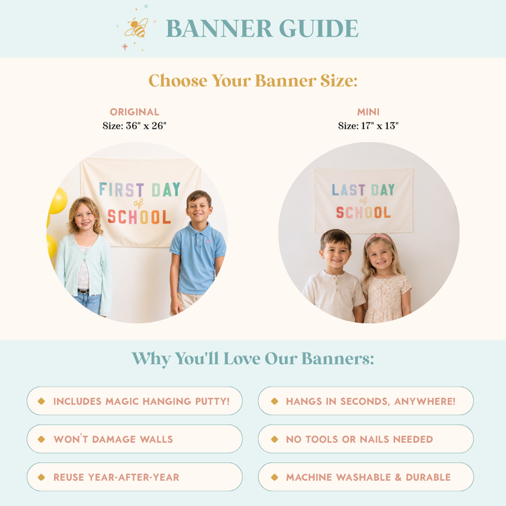 First & Last Day of School Banner Bundle