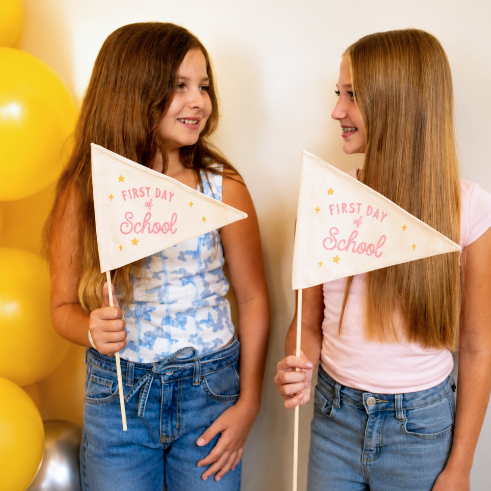 First & Last Day of School Flags