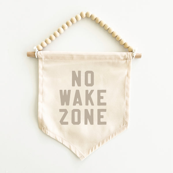 No Wake Zone Hang Sign