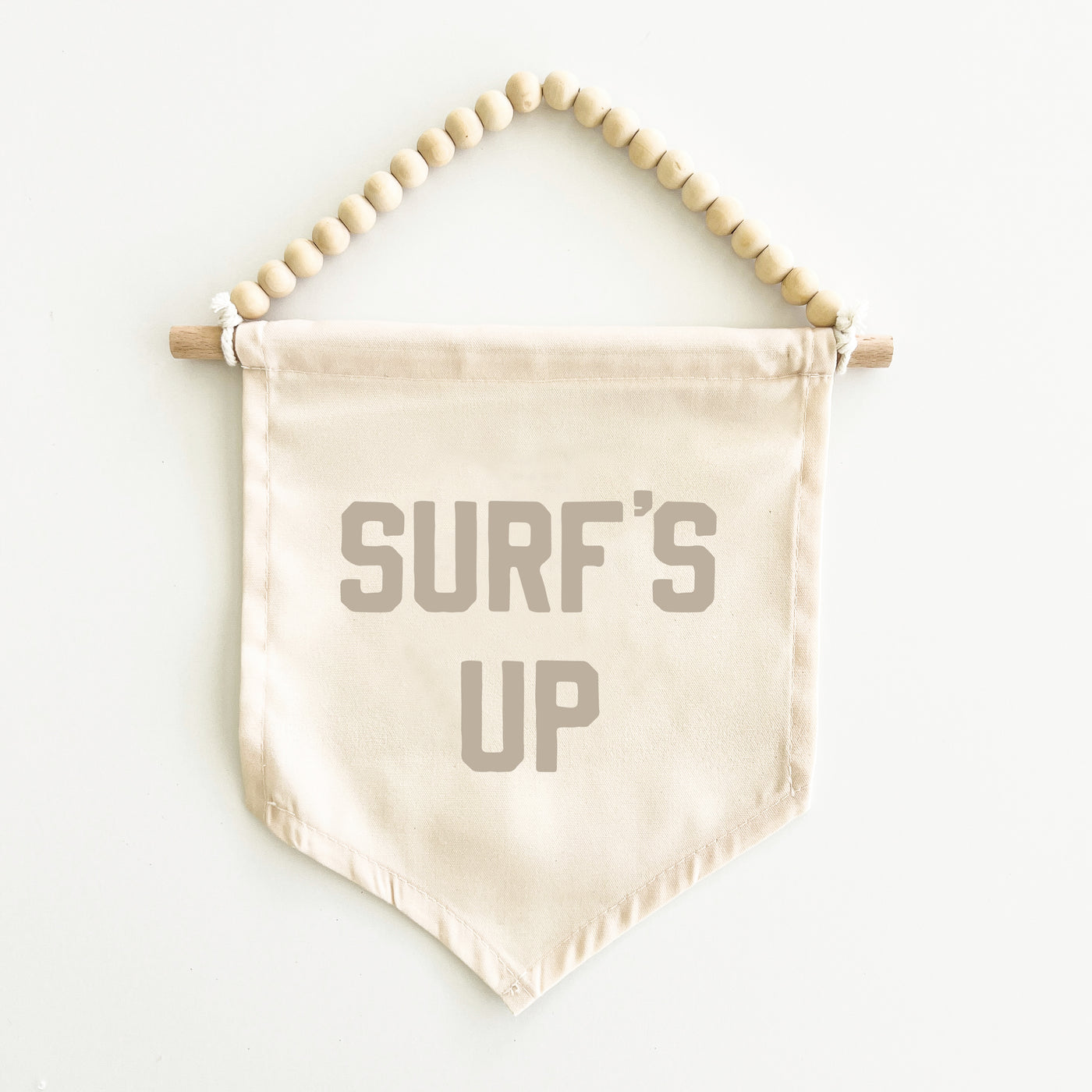 {Sand Grey} Surf's Up Hang Sign
