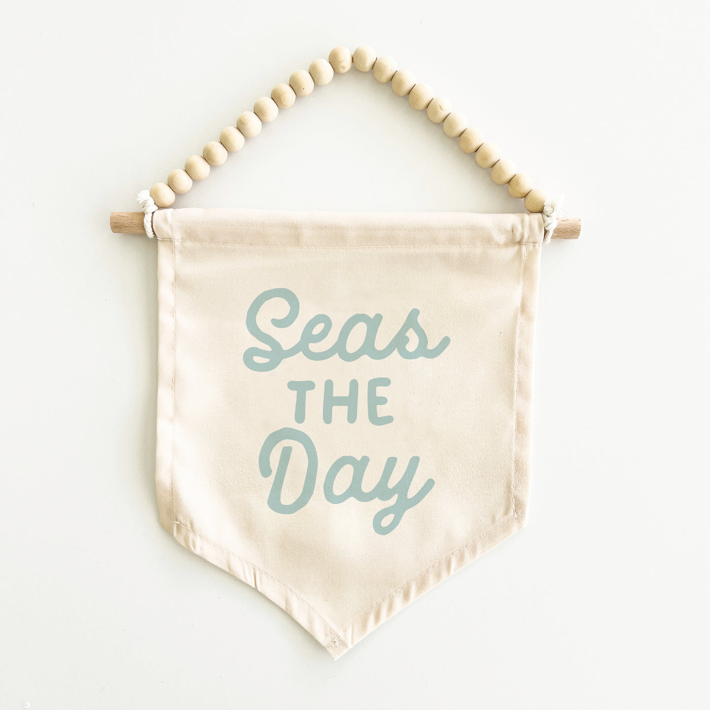 {Tidal Blue} Seas The Day Hang Sign