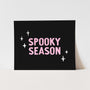 {Black & Hot Pink} Spooky Season Art Print