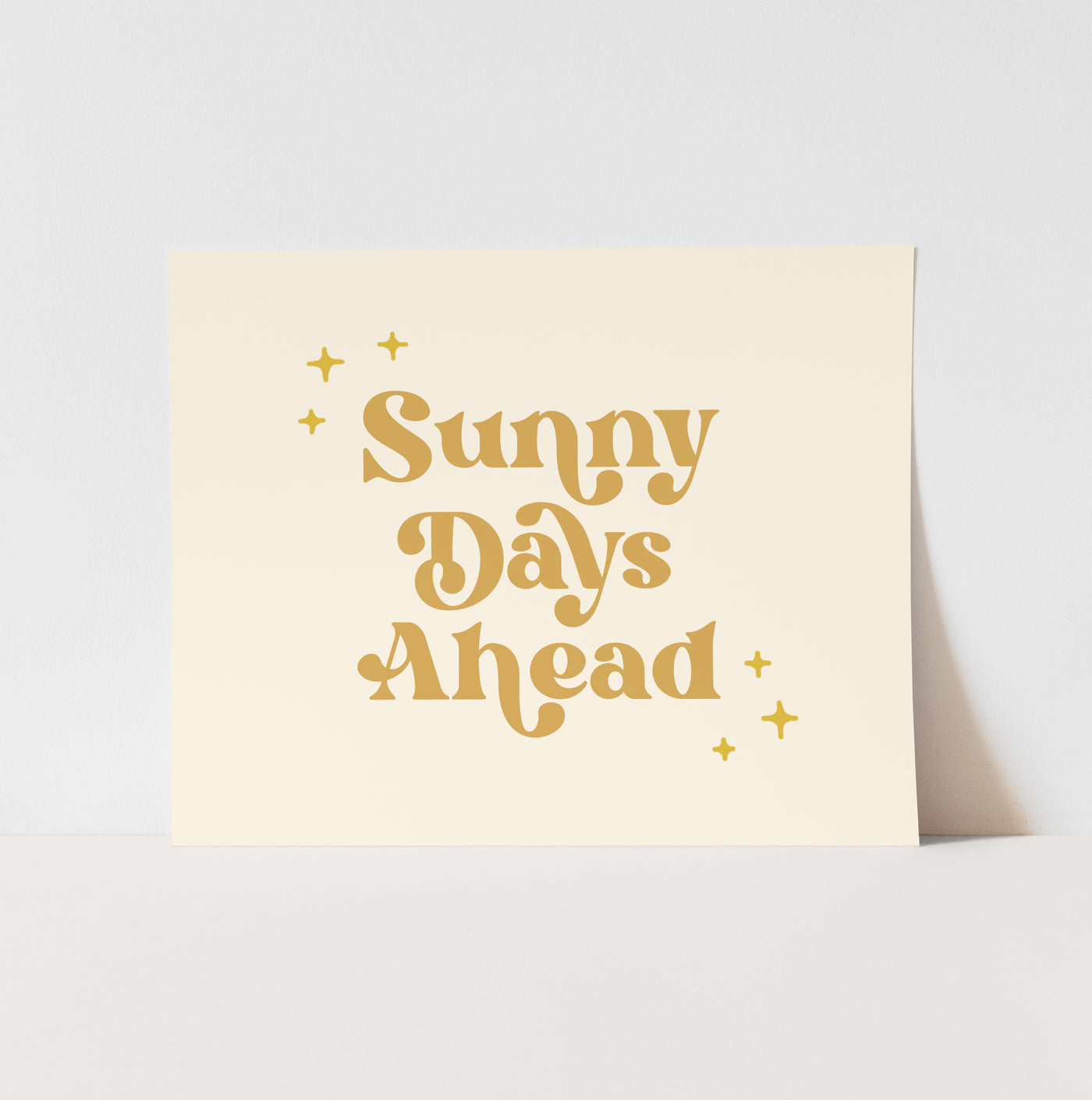 Sunny Days Ahead Art Print