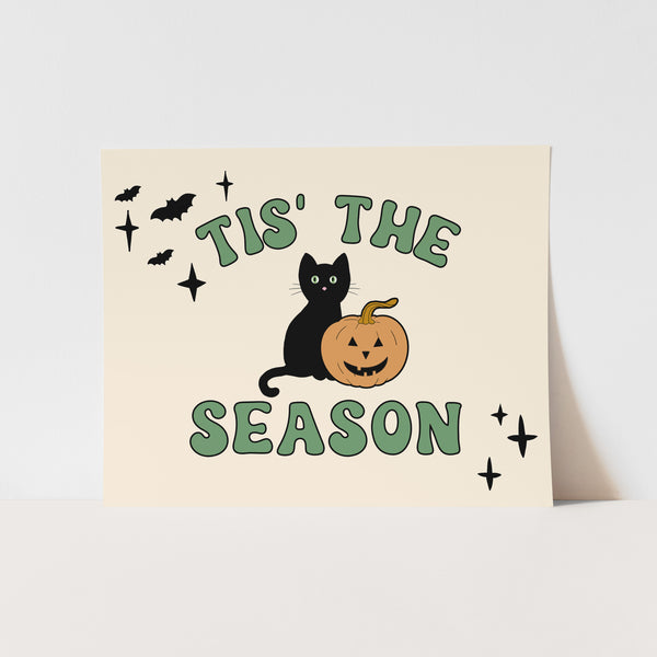 {Natural & Green} Halloween Tis' The Season Art Print
