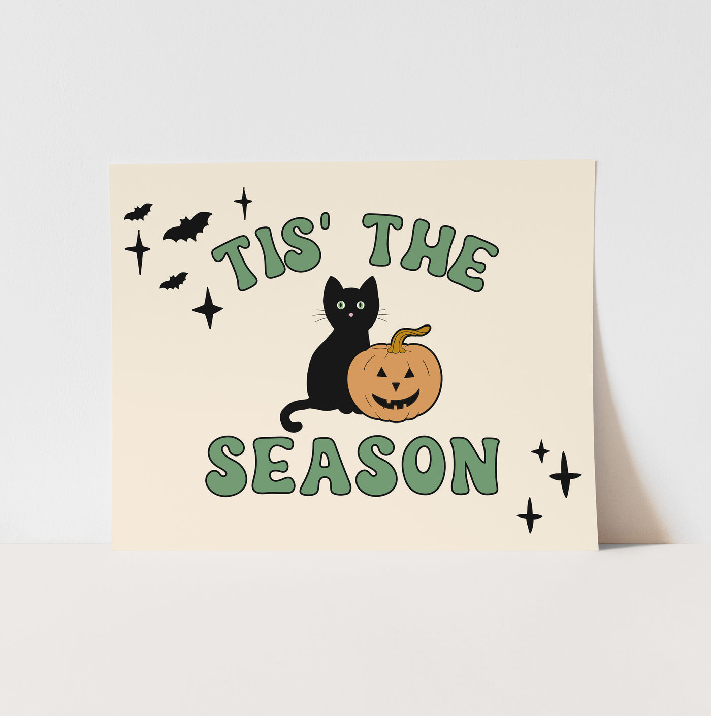 Art Print: {Natural & Green} Halloween Tis' The Season