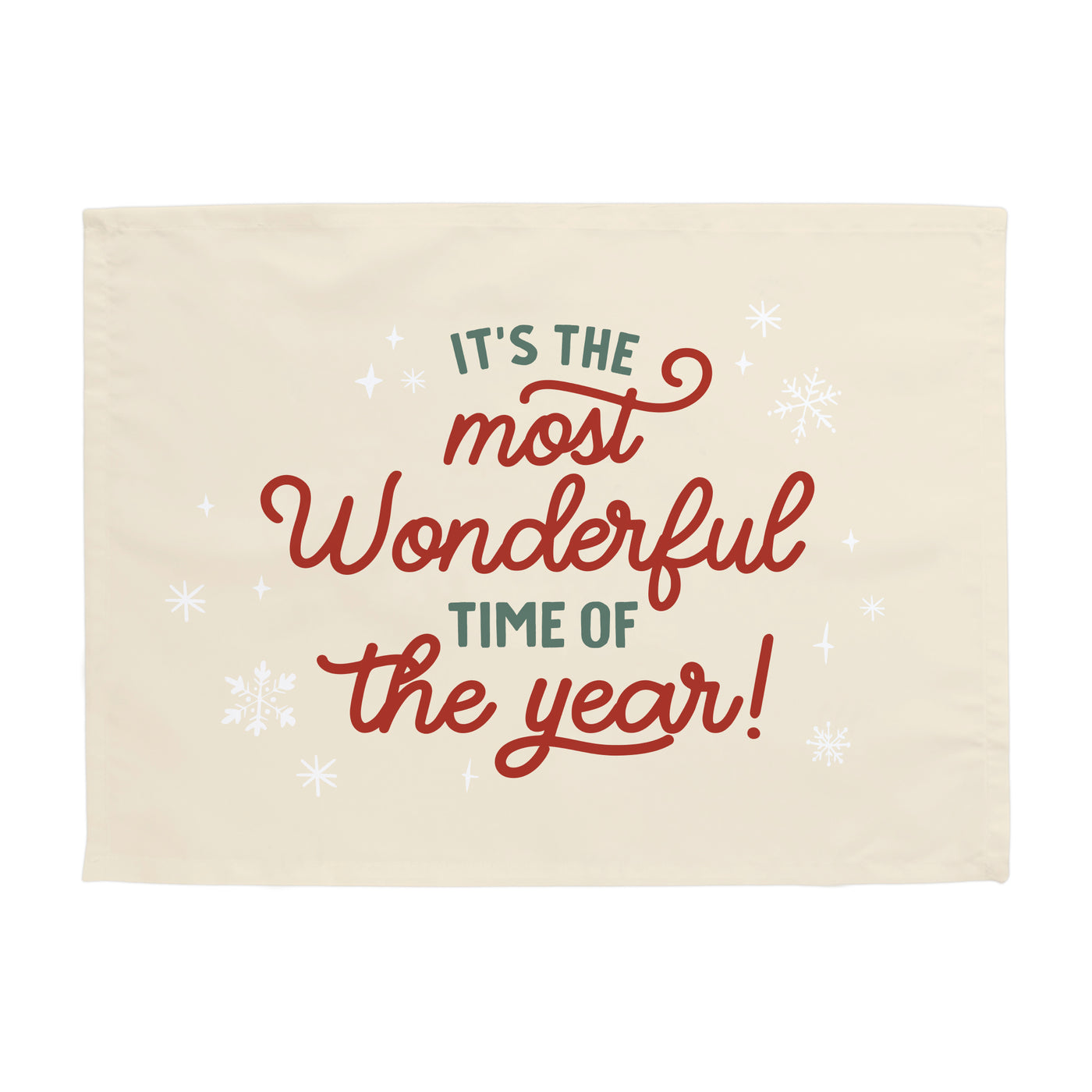 {Traditional} It's the Most Wonderful time of the Year Banner