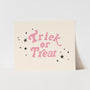 {Pink} Trick or Treat Art Print