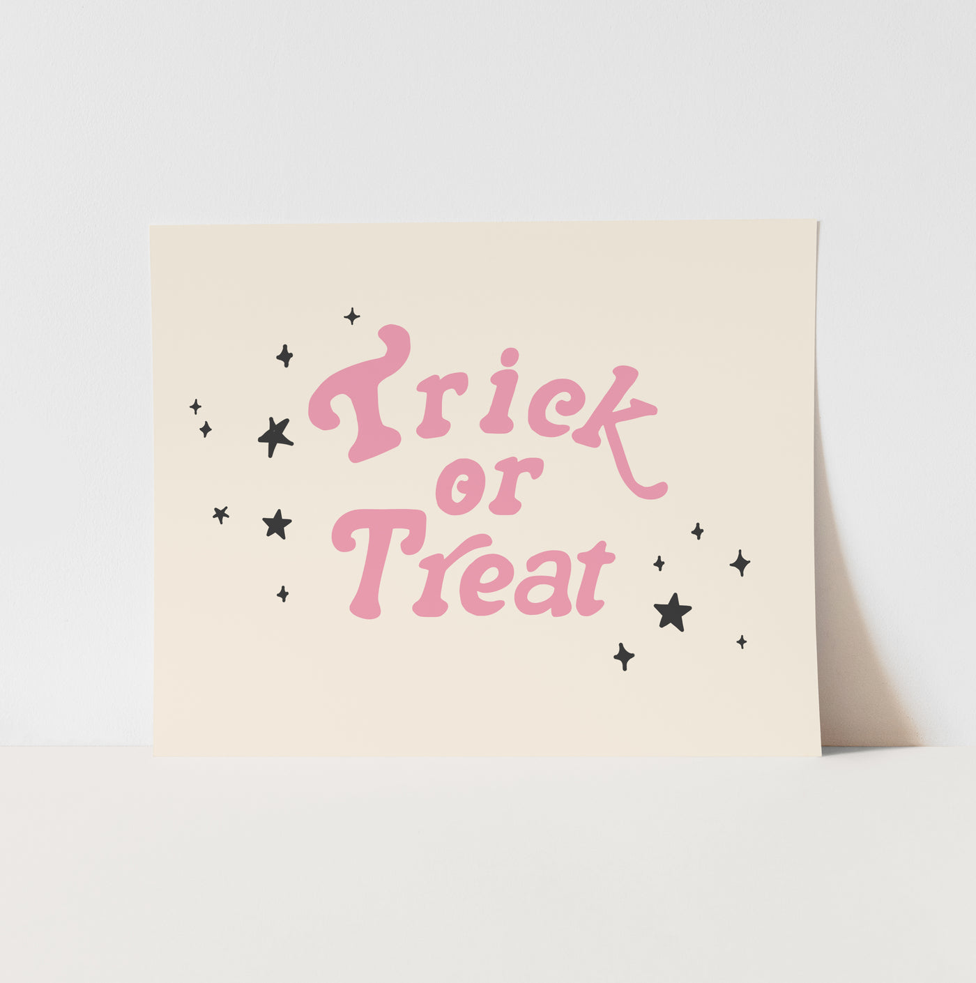 Art Print: {Pink} Trick or Treat