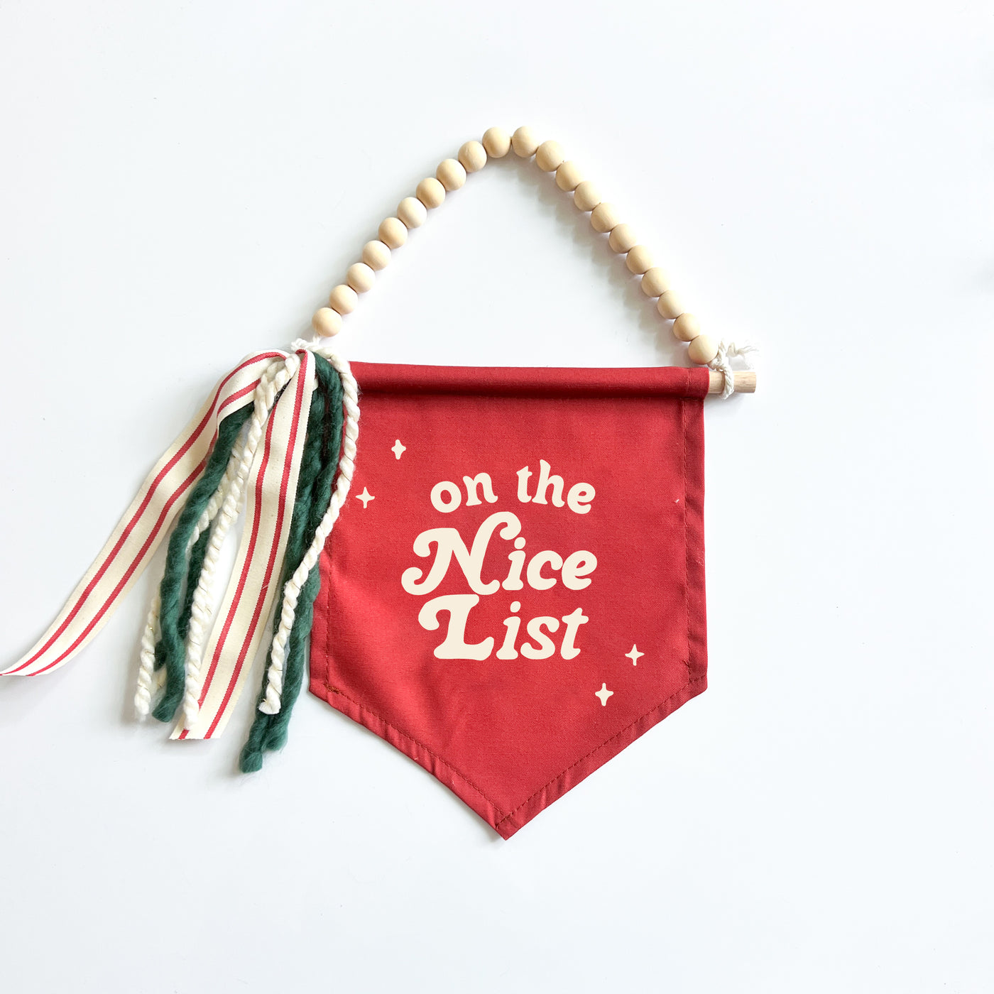 On The Nice List Hang Sign