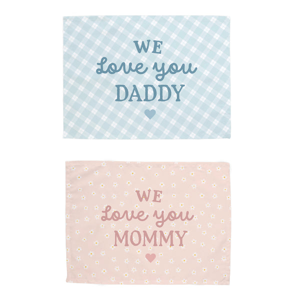 We Love You Daddy and We Love You Mommy Banner Bundle