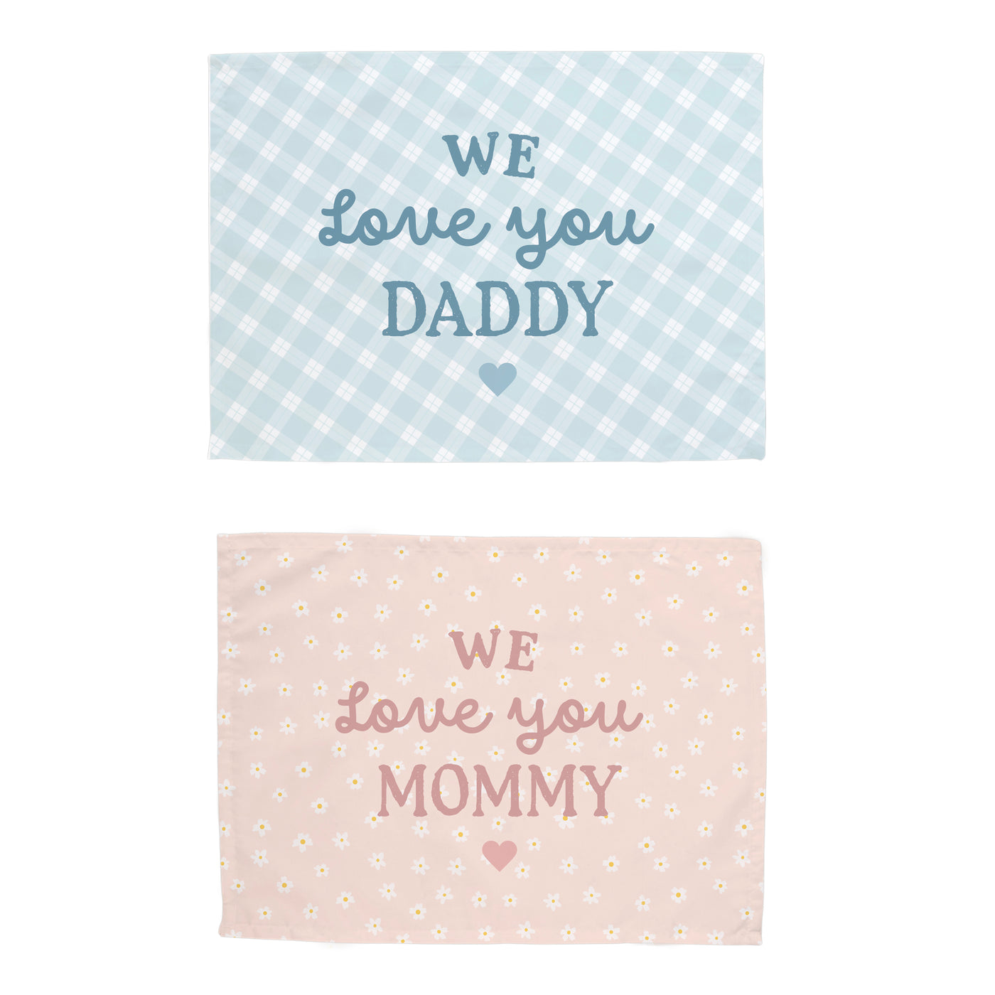 We Love You Daddy and We Love You Mommy Banner Bundle