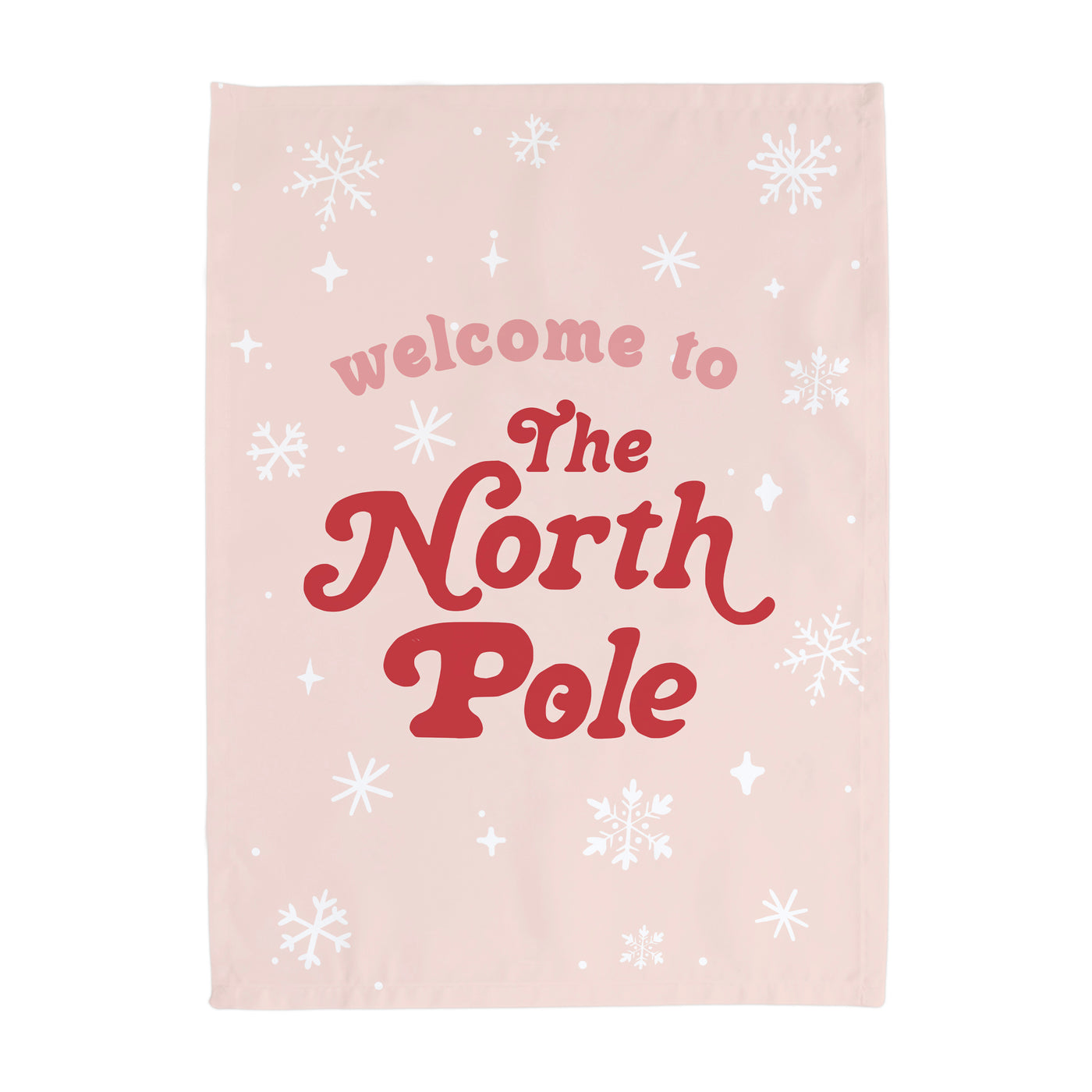 {Pink} Welcome to the North Pole Banner