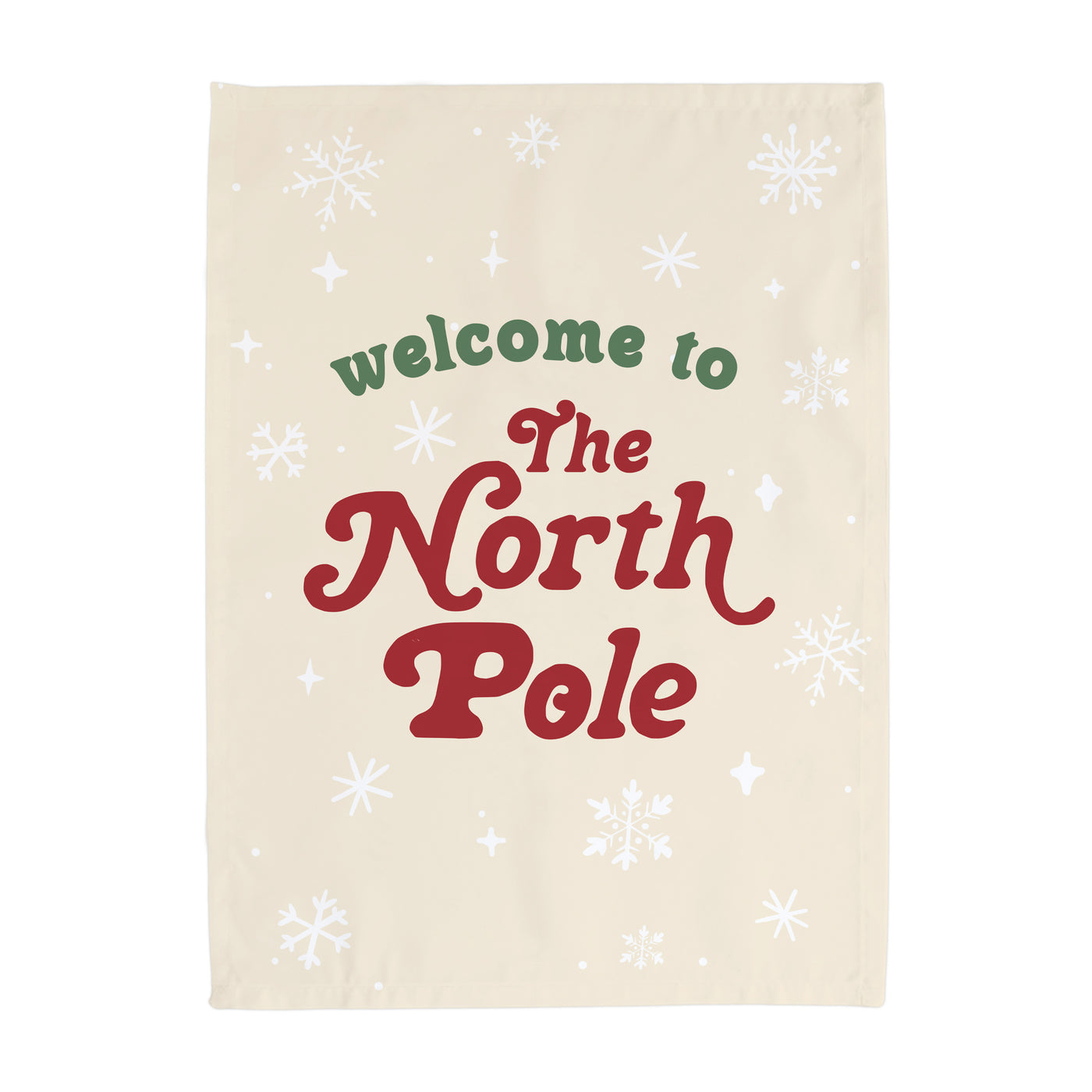 {Green} Welcome to the North Pole Banner