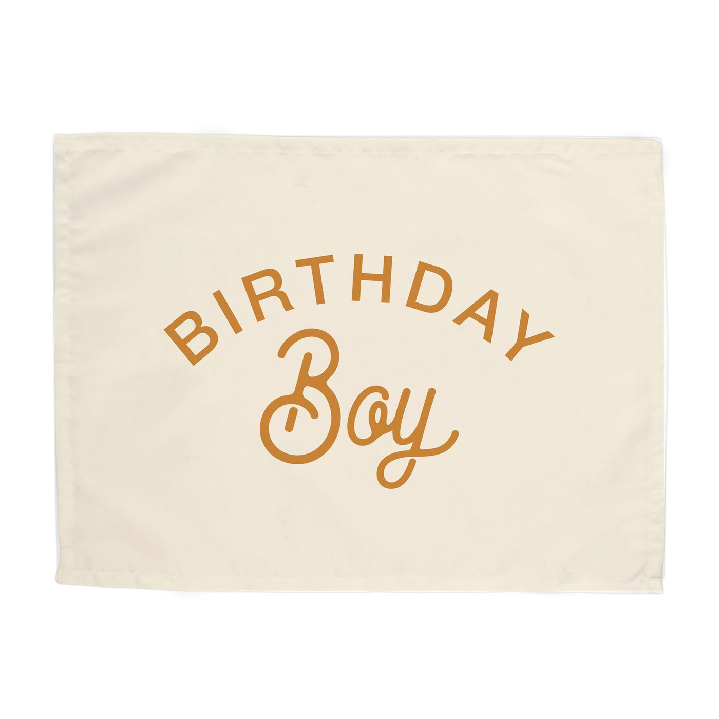 {Gold} Birthday Boy Banner