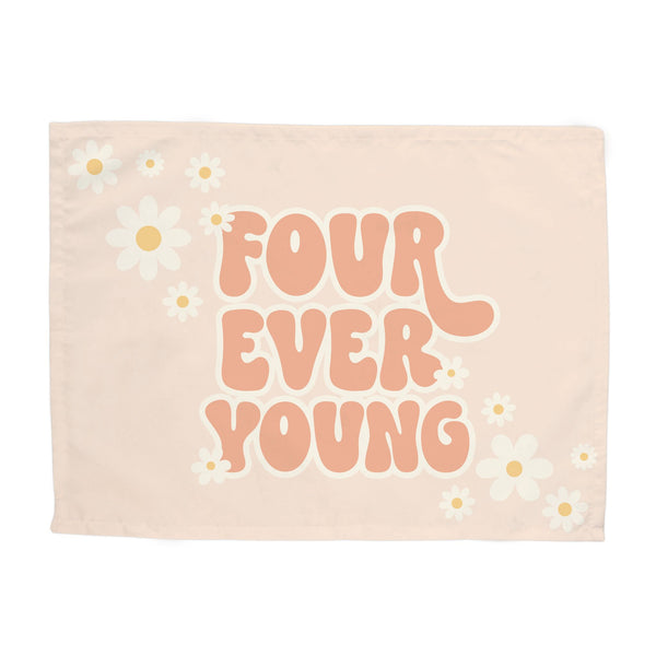 {Pink} Four Ever Young Banner